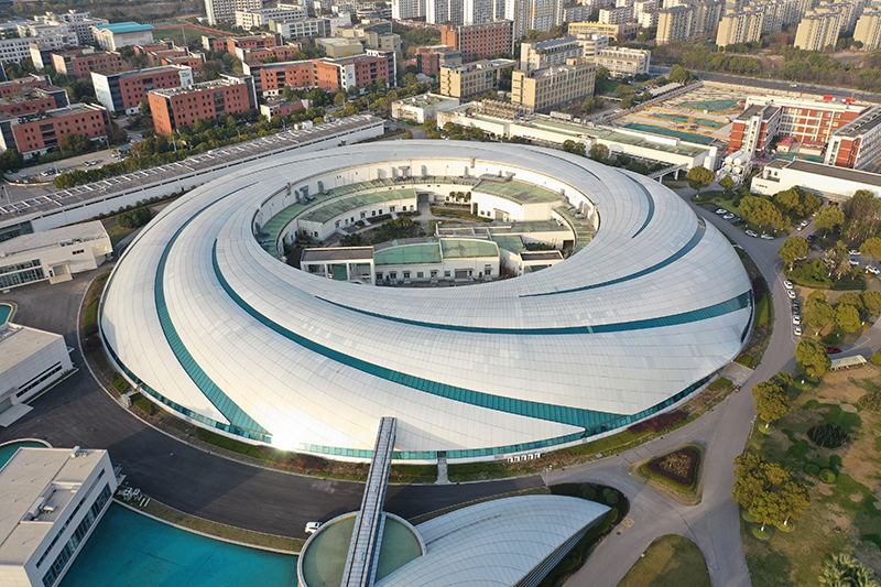 2019年3月12日，航拍上海光源項(xiàng)目。